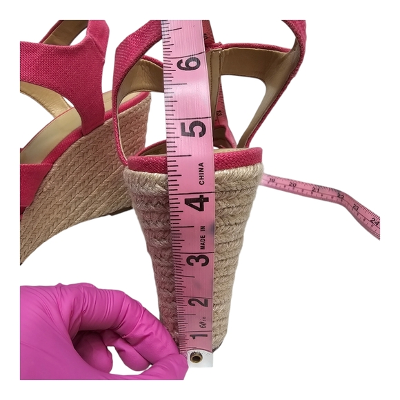 MICHAEL Michael Kors Berkley Wedge Heel Sandals, Pink, Size 10M - Picture 4 of 8